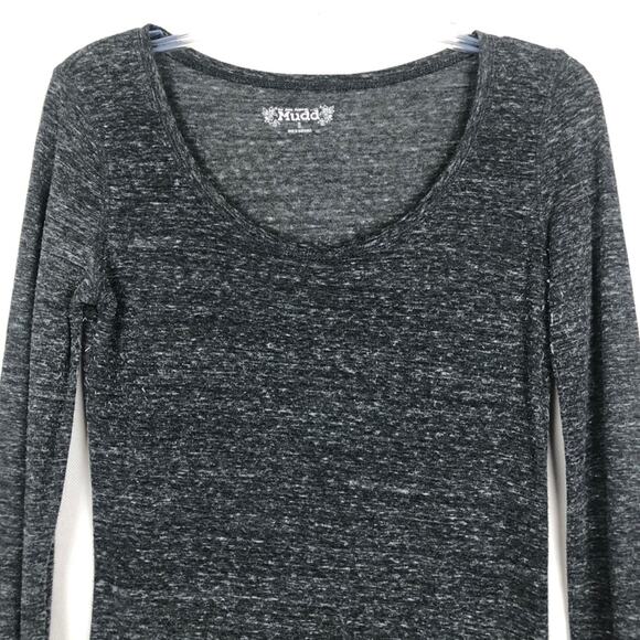 Mudd Space-Dye Long Sleeve Top Size Small - Picture 3 of 9